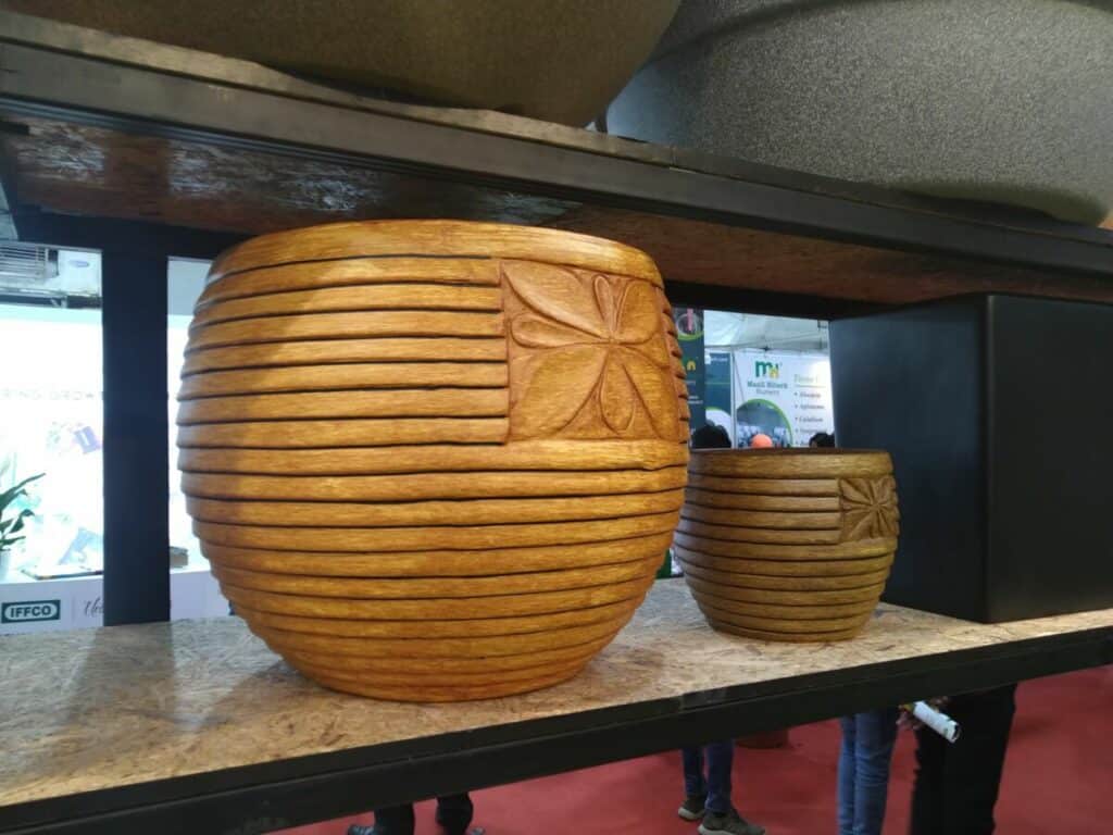 wood pot
